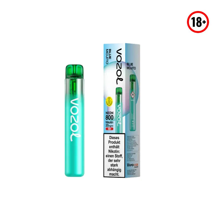 Vozol Neon 800 Blue Mojito Einweg Vape
